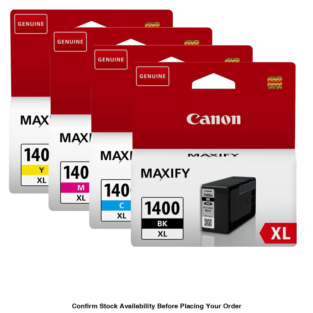 CANON-INK-PGI-1400XL BK/C/M/Y EMB MULTI-MB2040/MB2140/ MB2340/ MB2740- YIELD 1200 - Guards On Duty Shop