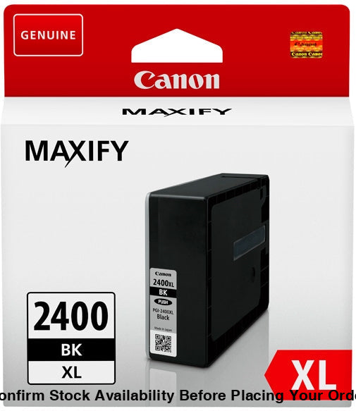CANON-INK-PGI-2400XL BK-IB4040/IB4140/ MB5040/ MB5140/ MB5340/ MB5440- YIELD 2500 - Guards On Duty Shop