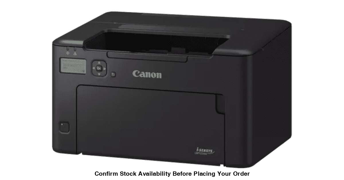 CANON LBP122DW LASER TECHNOLOGY MONO PRINTER, 29PPM, 5 LINE LCD DISPLAY, WIFI, IOS: AIRPRINT, CANON PRINT BUSINESS APP ANDROID; MOPRIA CERTIFIED, CANON PRINT SERVICE PLUG-IN, CANON PRINT BUSINESS APP MICROSOFT UNIVERSAL PRINT SUPPORT, 150 SHEET CASSETTE, - Guards On Duty Shop