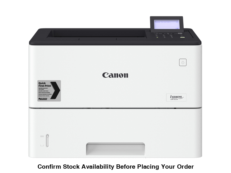 CANON LBP325X LASER TECHNOLOGY MONO PRINTER WORKGROUP PRINTER, 43 PPM, 650 SHEET PAPER TRAY, CAN TAKE UP TO 3 ADDITIONAL OPTIONAL PAPER TRAYS, TOTAL OF 2 300 SHEETS, 1200 X 1200DPI. FPOT 5.7 SEC, 5 LINE LCD, DUPLEX, OPTIONAL SECURE PRINT, PRINT FROM USB. - Guards On Duty Shop