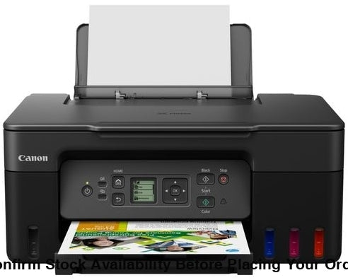 Canon Pixma G3470 Colour A4 3-in-1 Multifunction Ink Tank Printer, Print, Scan