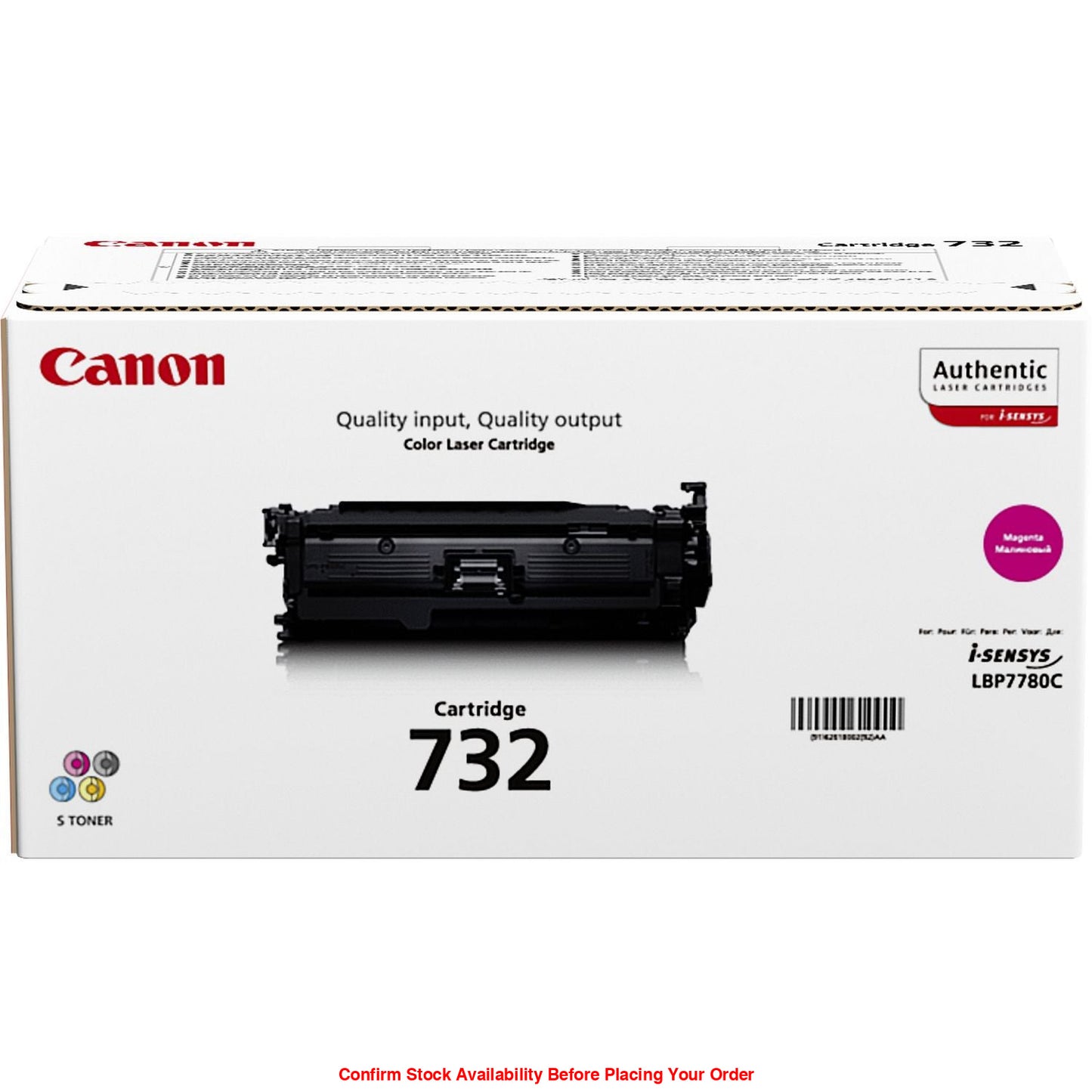 CANON-TONER-CRG 732 M-LBP7780CX - YIELD 6 400 - Guards On Duty Shop & Security Guards