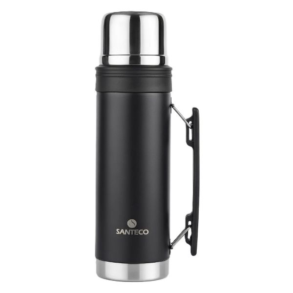 Santeco Aspen Outdoor Flask Carbon Black 1000ml