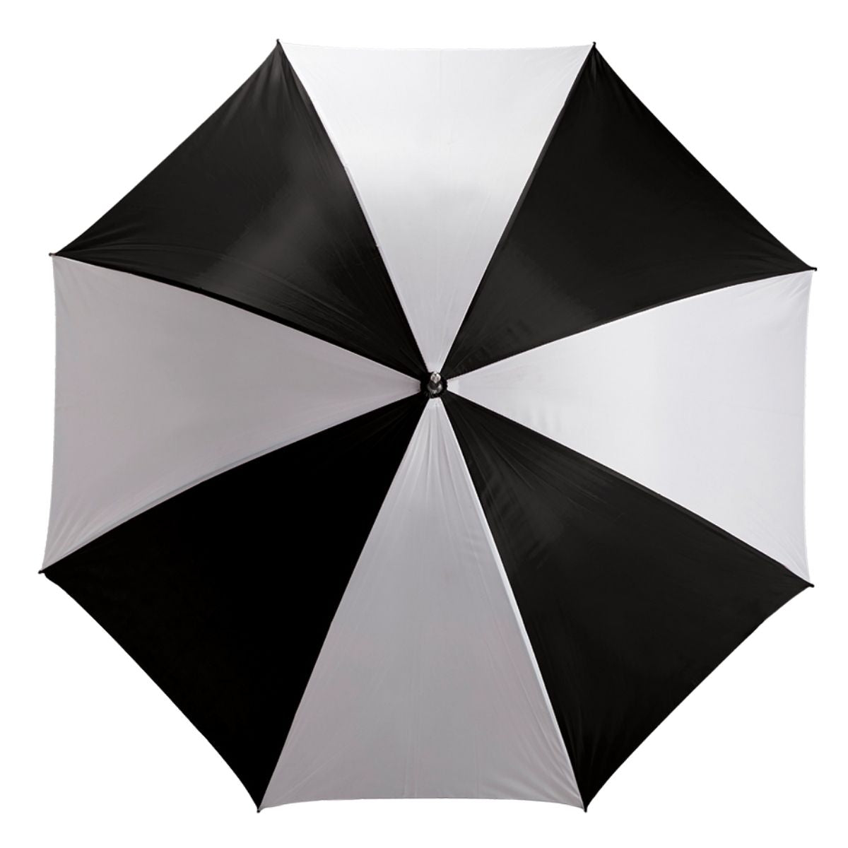 8 Panel Golf Umbrella - White & Black