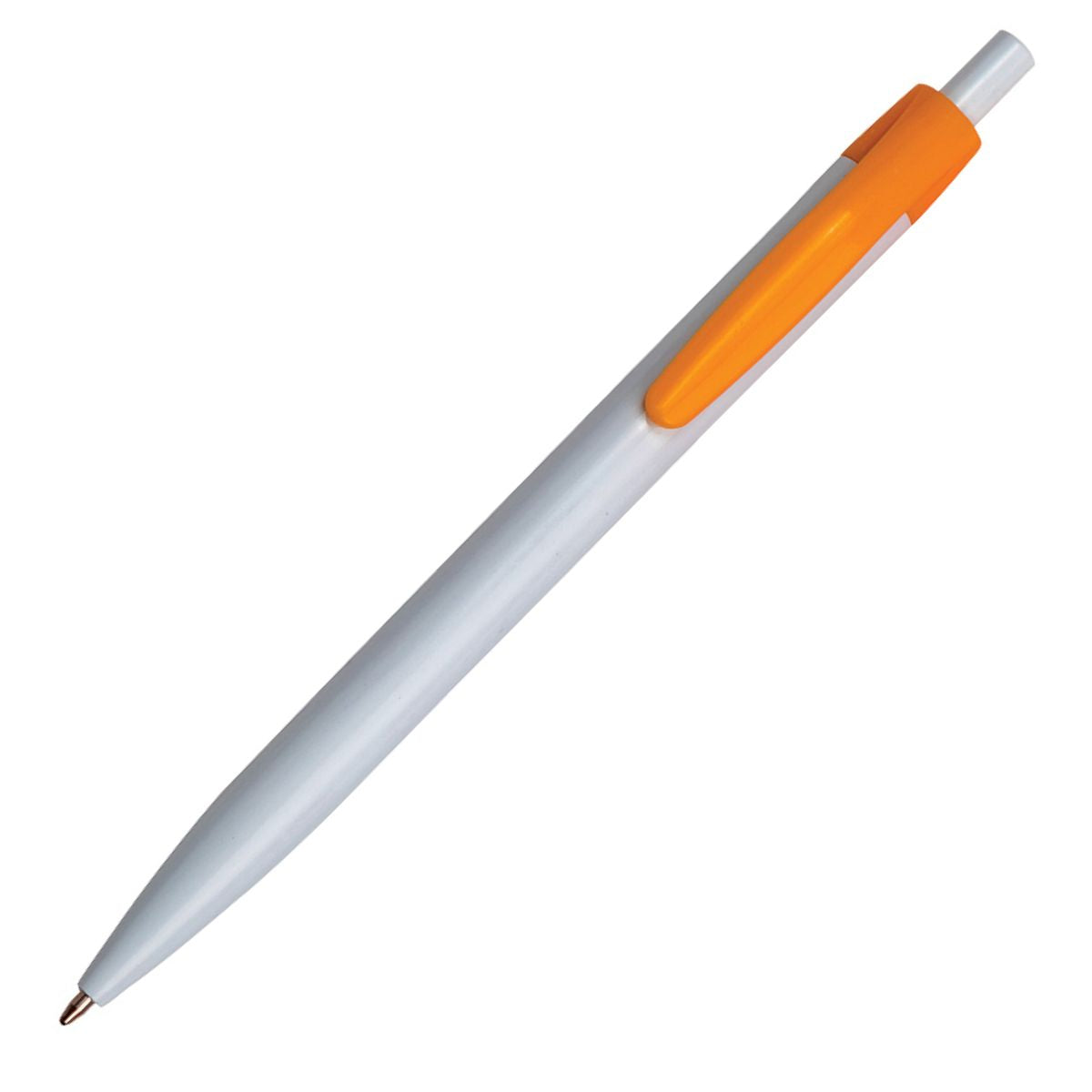 Black Ink Blaster Ballpoint Pen - Orange