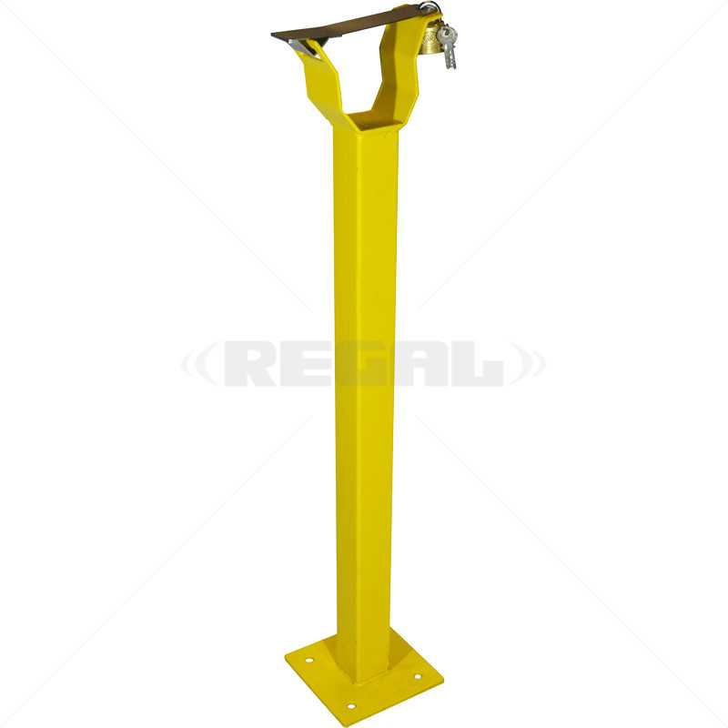 Centurion Traffic Barrier Boom Catch Post Powder Coated Casing Yellow