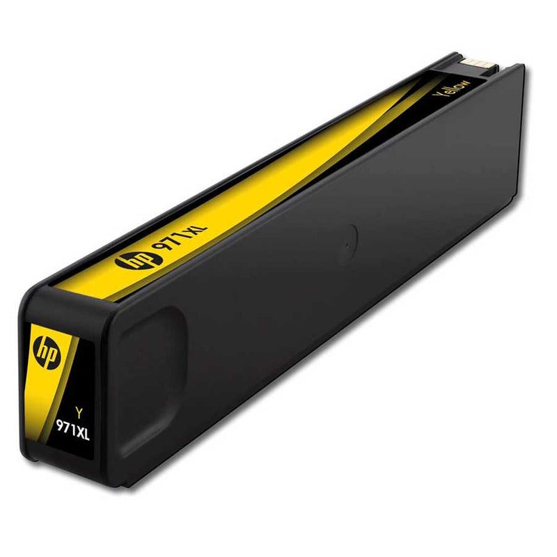 HP - Hp 971xl High Yield Yellow Original Ink Cartridge,~6,600 Pages