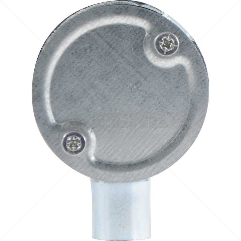Conduit Bosal - 20mm 1-Way Box Galvanised incl Lid & Screws