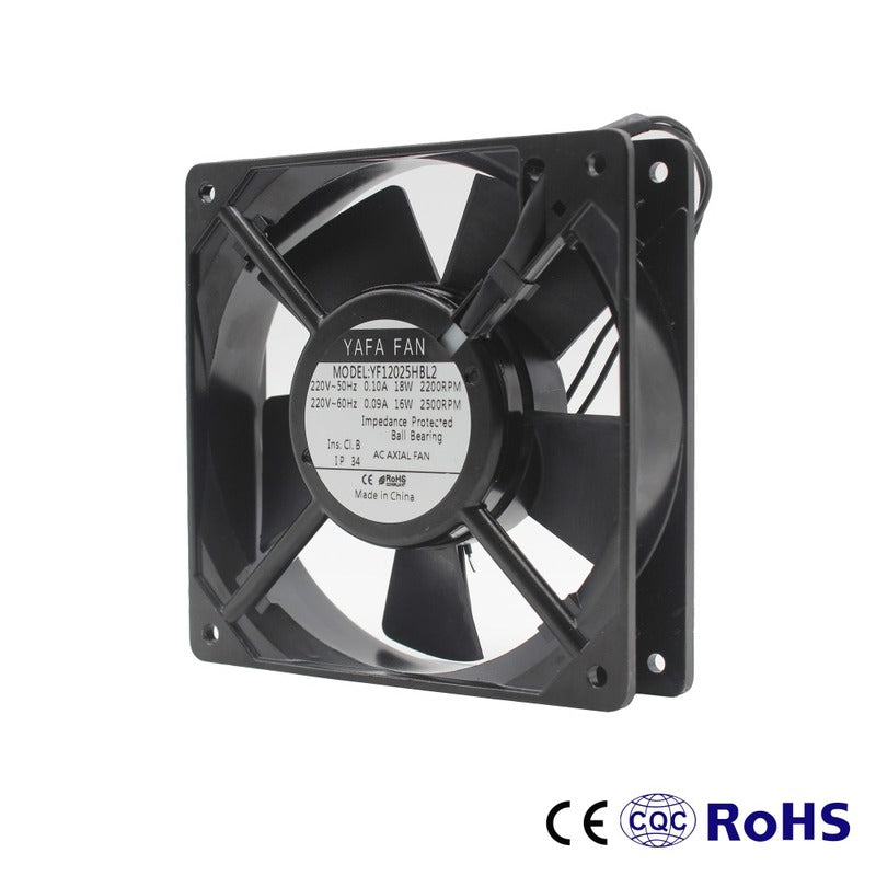 Cooling Fan119x119x38 220 Volt- No Pwr Lead