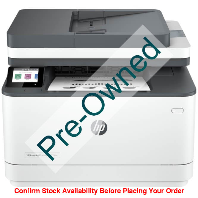 CPO HP LASERJET PRO MFP 3103FDW PRINTER. FUNCTIONS: PRINT, COPY, SCAN, FAX. PRINT TECHNOLOGY: LASER. PRINT SPEED: UP TO 33 PPM BLACK (A4, NORMAL); UP TO 20 IPM BLACK (A4, DUPLEX). PRINT RESOLUTION: UP TO 1200 X 1200 DPI BLACK (BEST); TECHNOLOGY: : 600DPI - Guards On Duty Shop