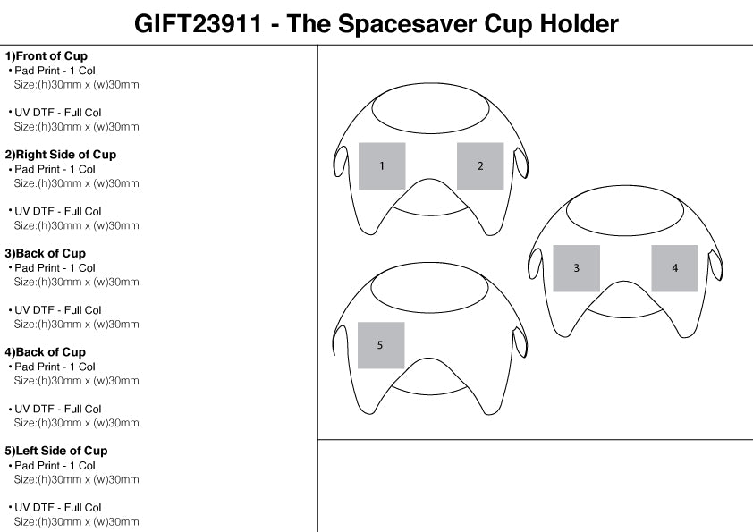 The Spacesaver Cup Holder
