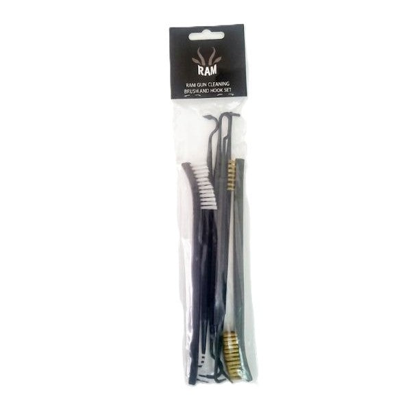 RAM Gun Cleaning Brush and Hooks Set