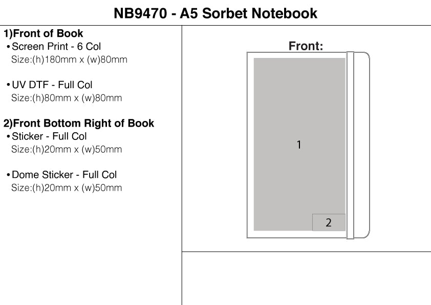 A5 Sorbet Notebook