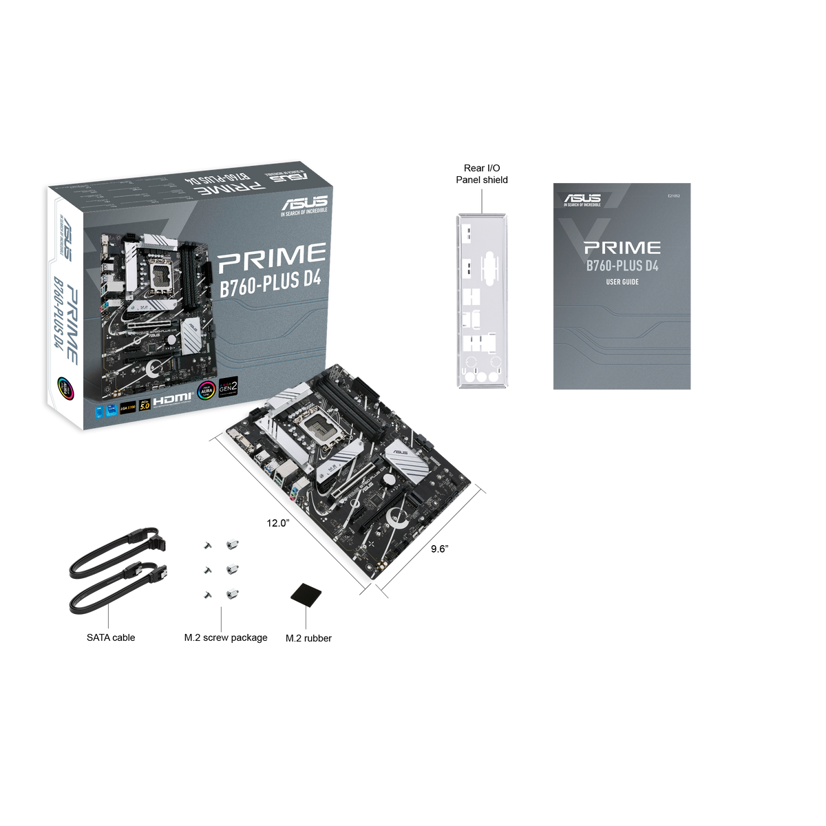 ASUS Motherboard/LGA1700/DDR4/4xDIMM/Max.128GB/1xDP/1XHDMI/ 1xVGA/1xPCIe5x16/1xPCIe4x16/2xPCIe3x1/3xM.2/4xSATA/RAID.