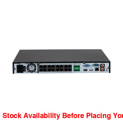 Dahua 32 Channel 1U 2HDDs 16PoE Network Video Recorder - Guards On Duty Shop & Security Guards