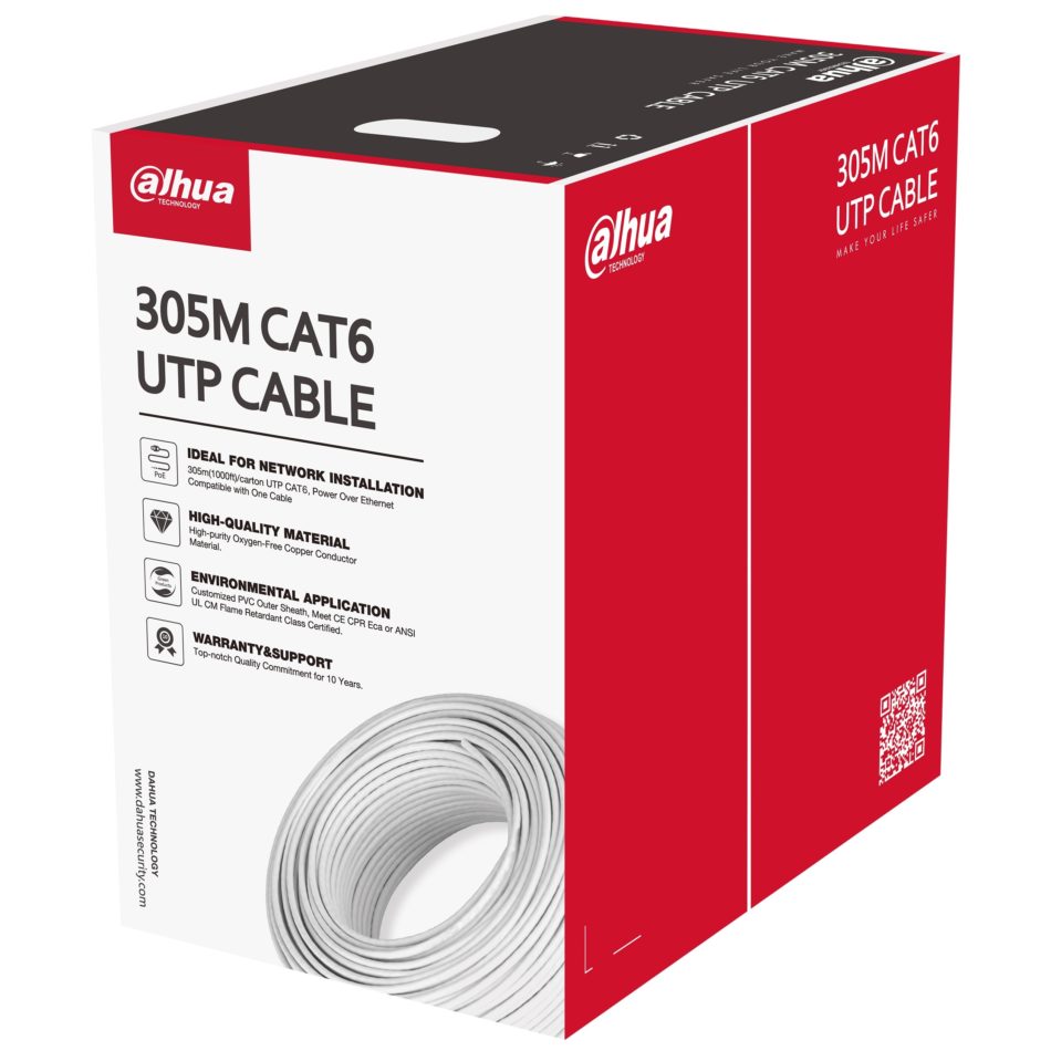 Dahua UTP CAT6 Cable - 305m