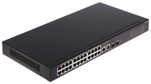 Dahua 28 Port Cloud Managed Gigabit Switch - 24-Port PoE - 2 Uplink Ports - 2 SFP Ports