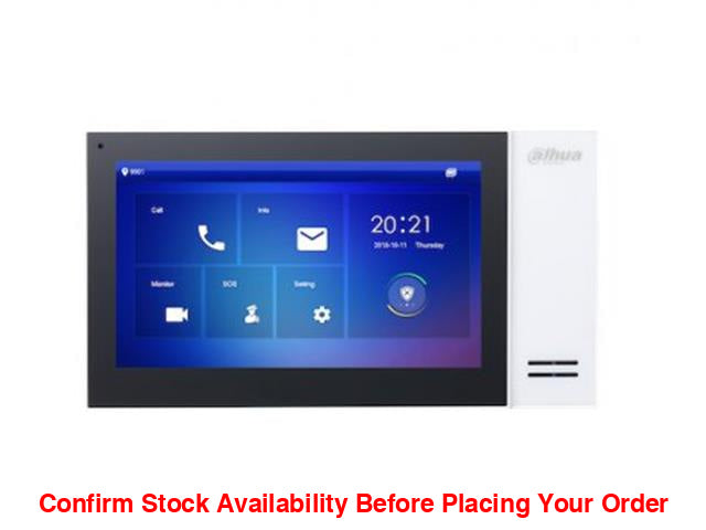 Dahua White IP Indoor Monitor 7 Inch