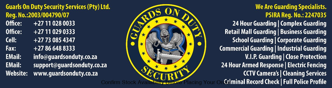 1 X 12 Hour Armed Day Security Guard (Free Quotation)