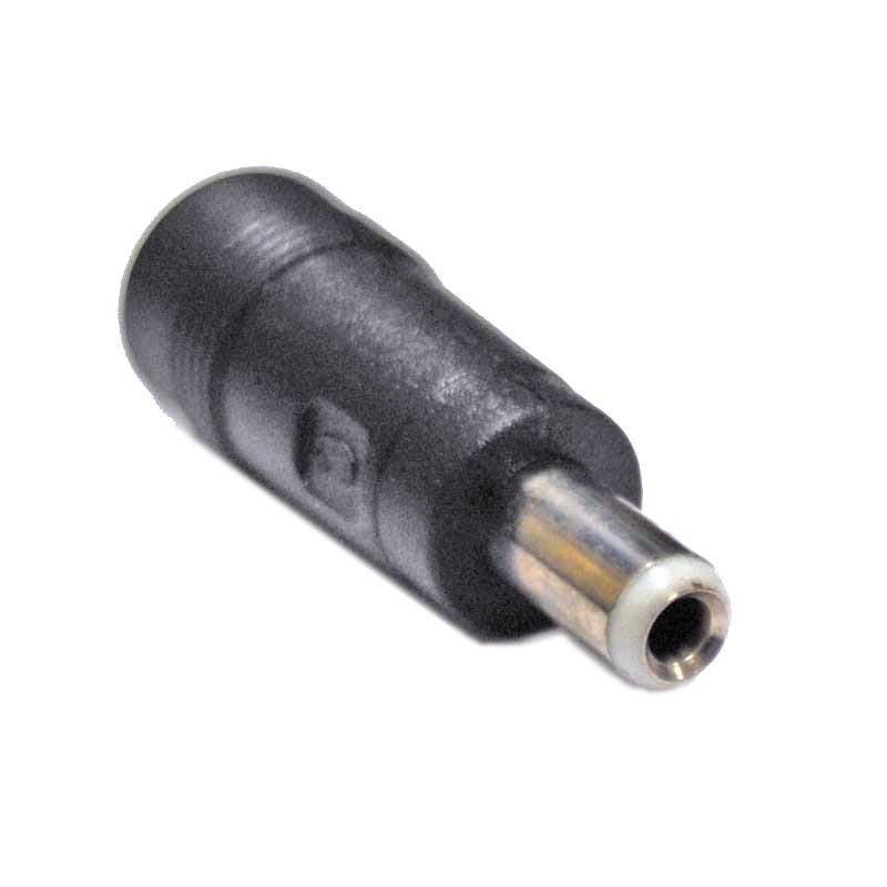 Dc Adaptor, 5.5x2.5mm M White to 5.5x2.1mm F Black