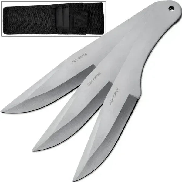 Deluxe Throw Knife 3pcs Guards On Duty Security