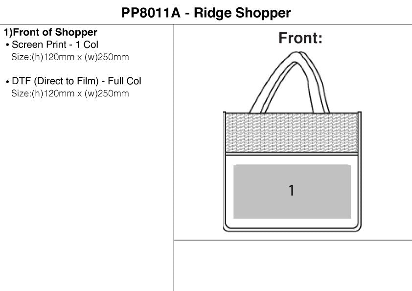 Ridge Shopper - branding