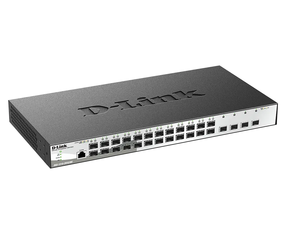 DGS-1210-28XS/ME 28-Port Gigabit Fiber Metro Ethernet Switch
