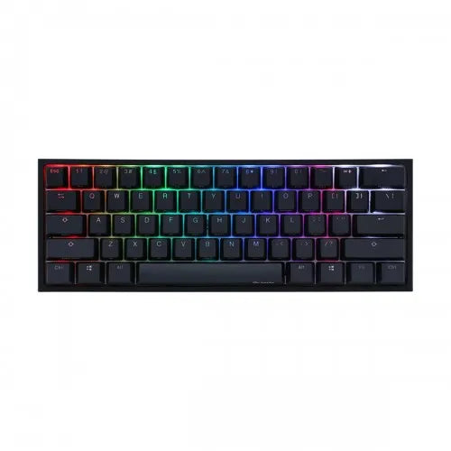Ducky Keyboard One 2 Pro 60% Mechanical Keyboard; RGB; PBT Double Shot Keycaps - Cherry Brown .