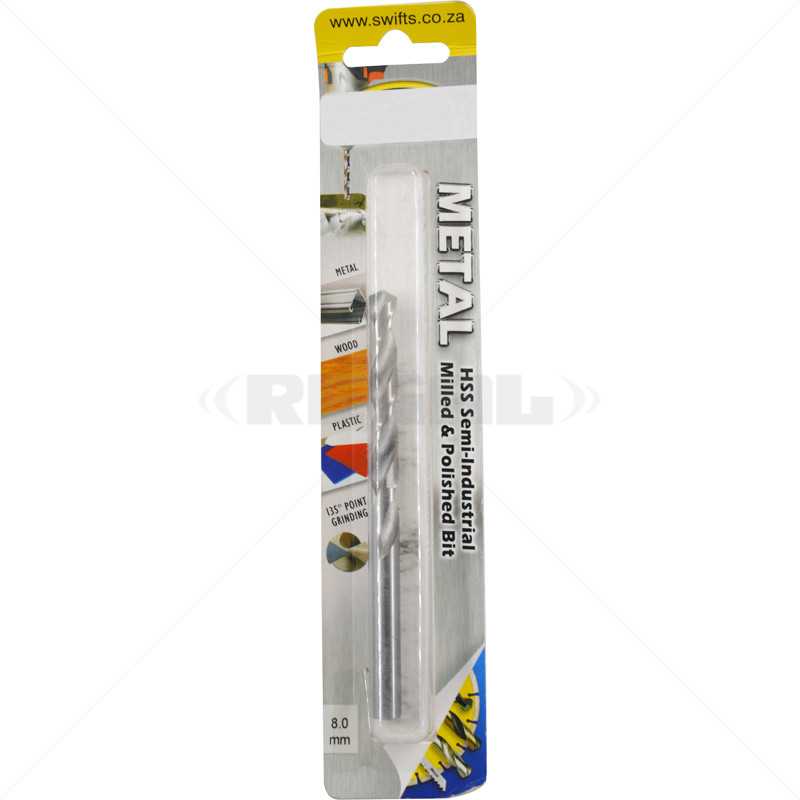 Drill Bit - Steel 8.0mm