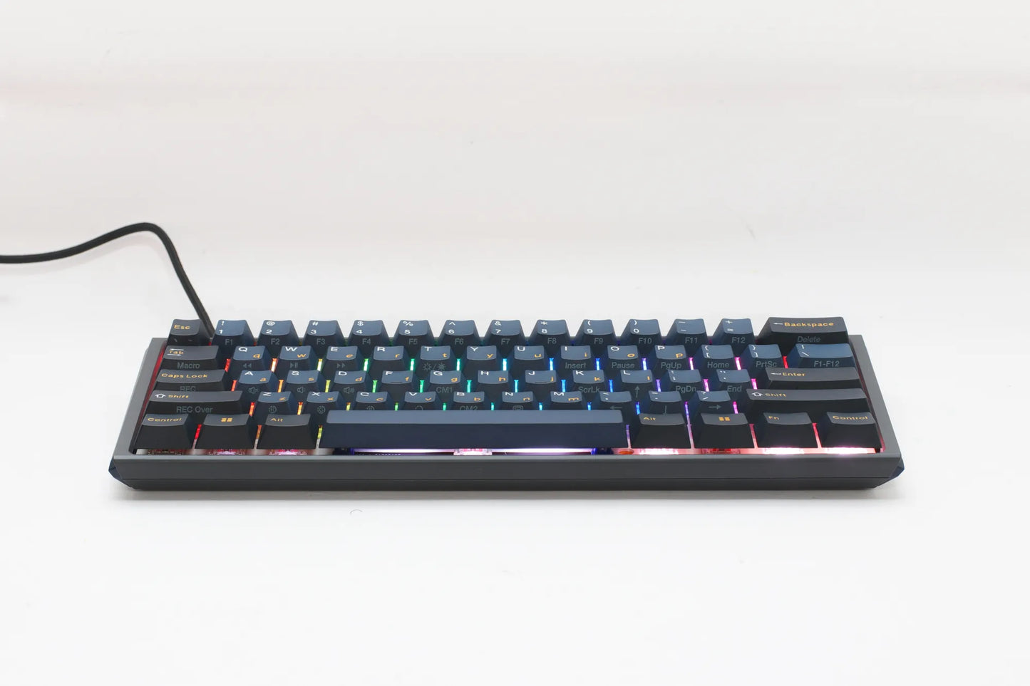 Ducky Keyboard One 3 Pro 60% Mechanical Keyboard; RGB; PBT Tripple Shot Keycaps - Cherry MX2A Speed Silver.