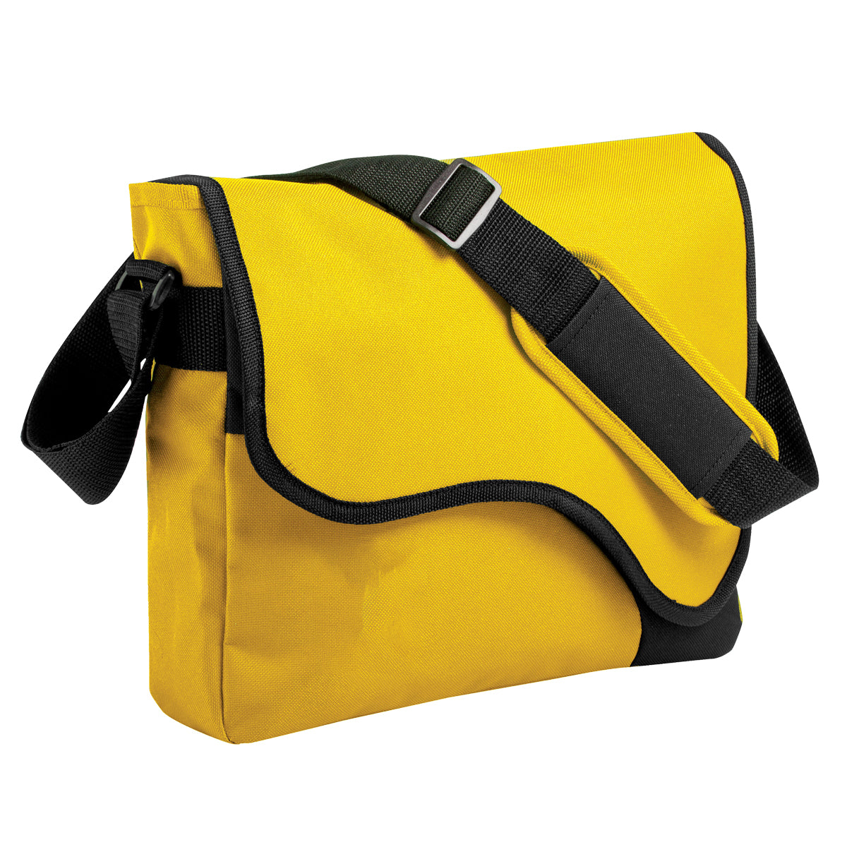 Curvy Conference Bag - Black & Yellow
