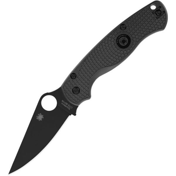 Spyderco Para Military 2 Lightweight Black Blade PlainEdge (C81PBBK)