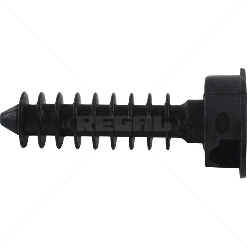 Easyhold Plug - 8mm Black /100 pack(use with CA02-2 / CA04 cable Ties)