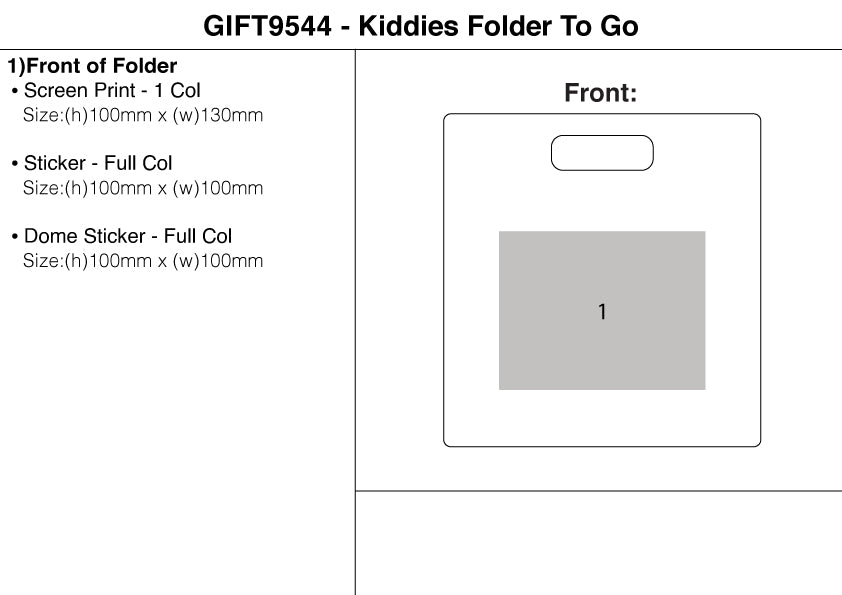 Kiddies Folder To Go