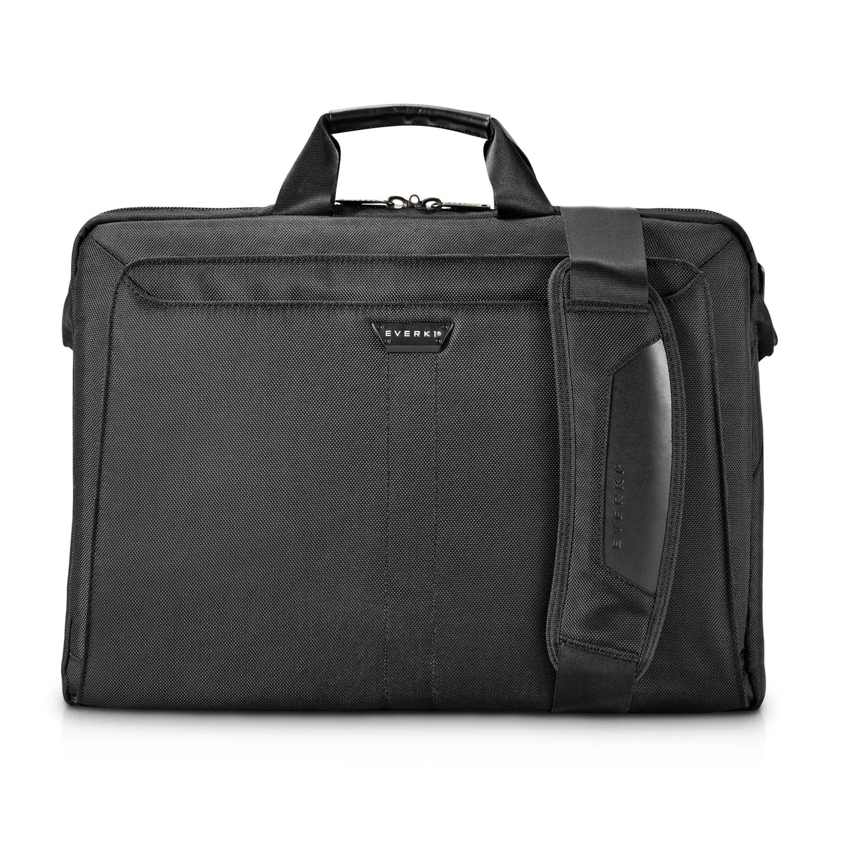 EVERKI LUNAR BRIEFCASE | Fits up to 18.4 inch laptops | Leather handles and accents | Trolley handle pass-through