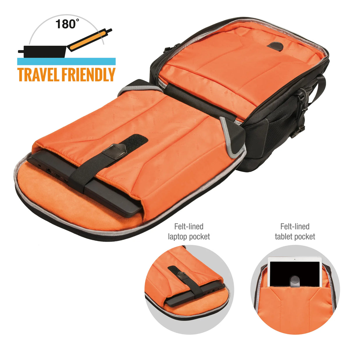 EVERKI CONCEPT BACKPACK | Fits up to 17.3 inch laptops | Travel friendly | Opens 180 | Hard-shell quick-access sunglasses case