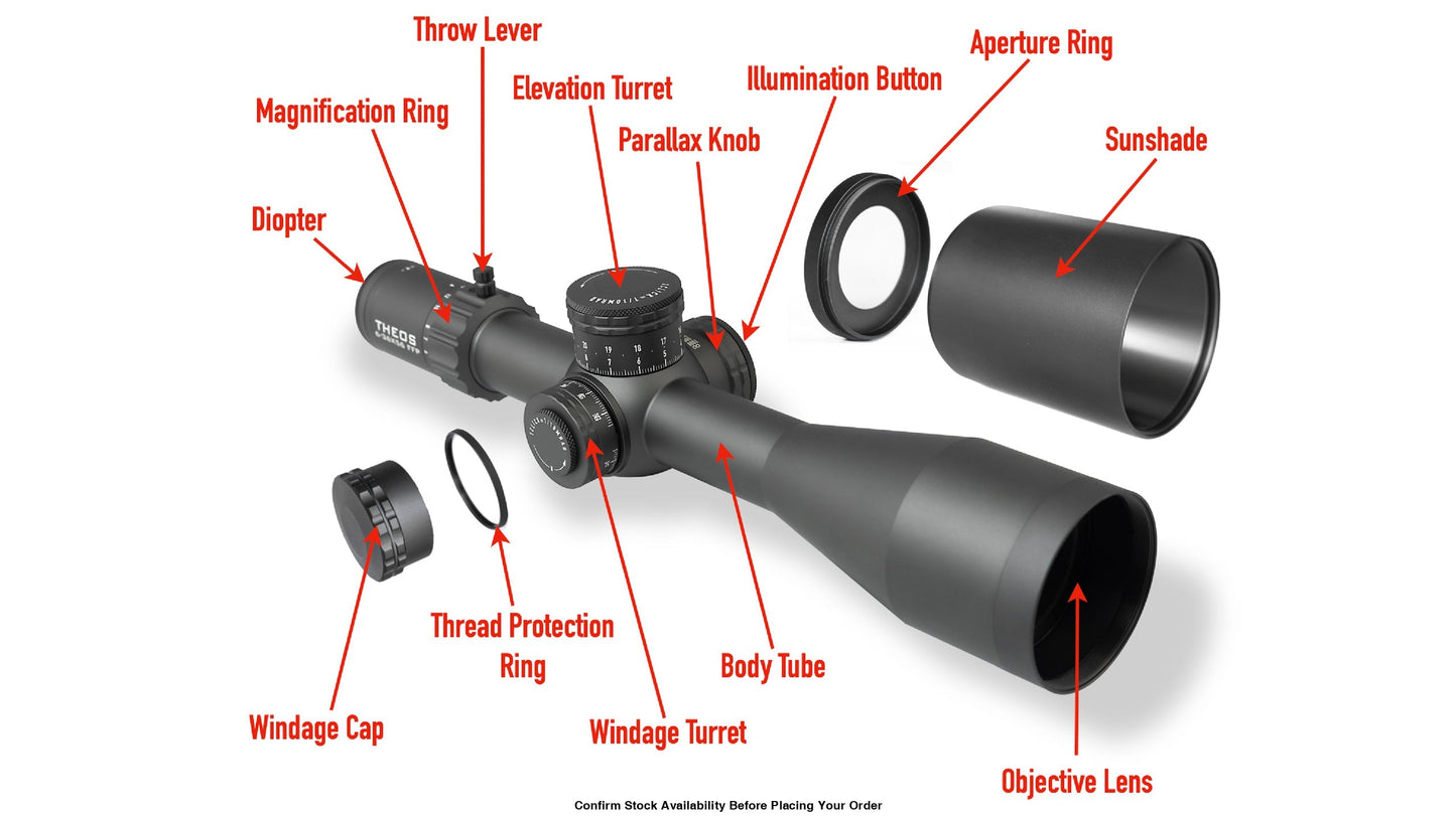 ELEMENT SCOPE THEOS 6-36X56 FFP APR-2D MOA - ELEMENT SCOPE THEOS