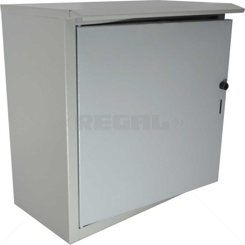 Enclose Steel 450x450x225mm Grey