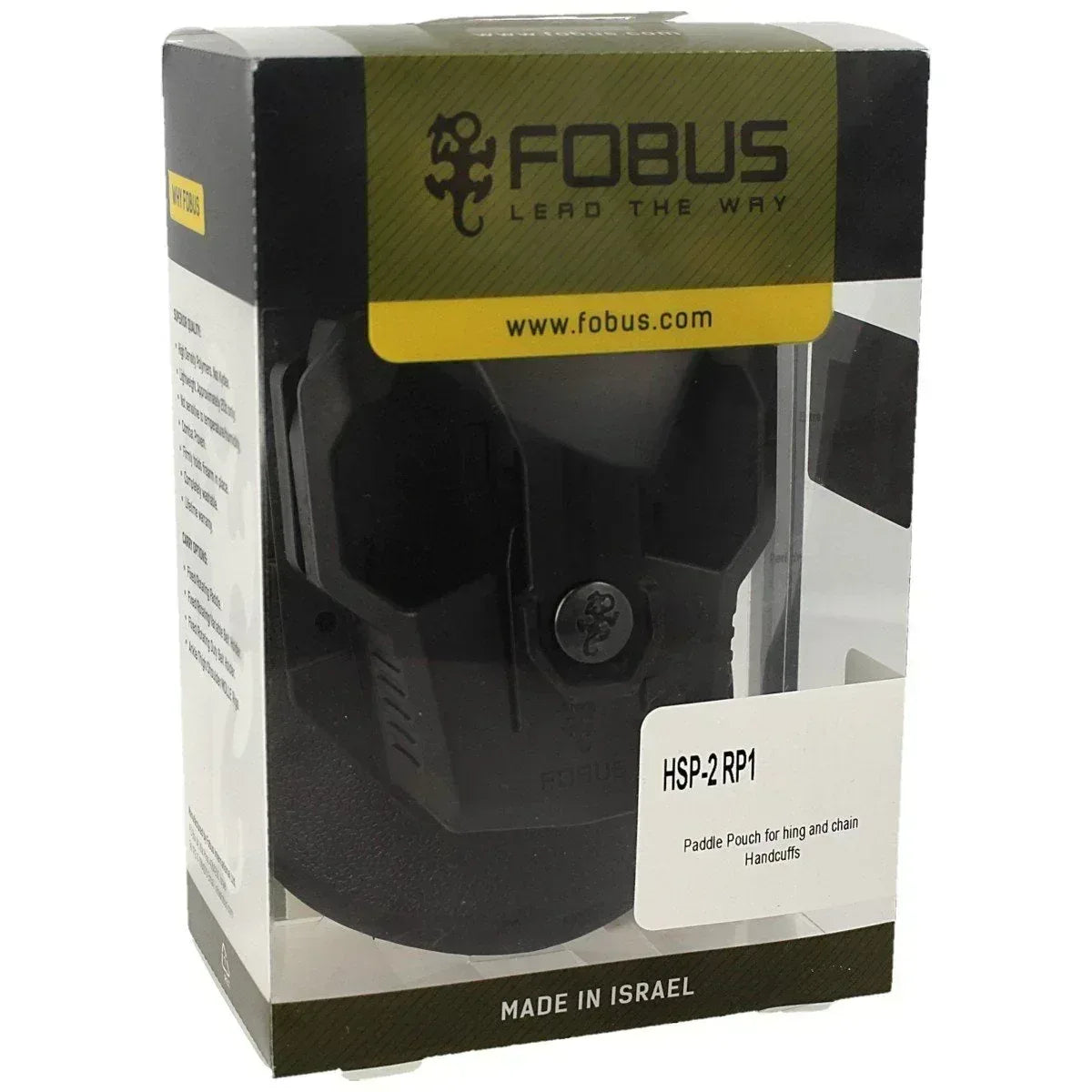 FOBUS PADDLE POUCH HING & CHAIN HANDCUFF Guards On Duty Security