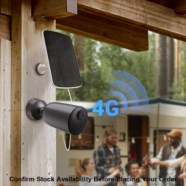 EZVIZ EB3 4G 2K Smart Security Battery Camera Solar Kit