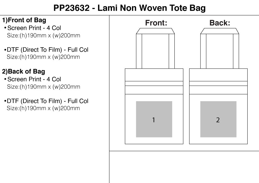 Lami Non Woven Tote Bag