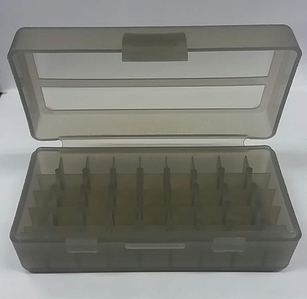 Plastic Ammo Case Small Grey 45 Piece