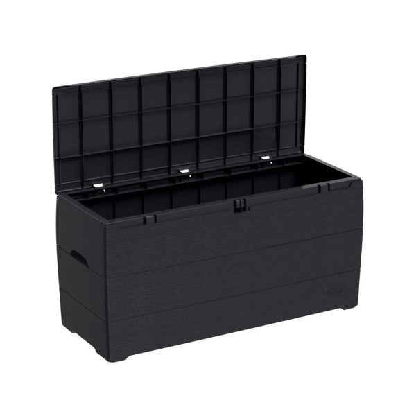 Cosmoplast CedarGrin Deck Box 270L Dark Grey