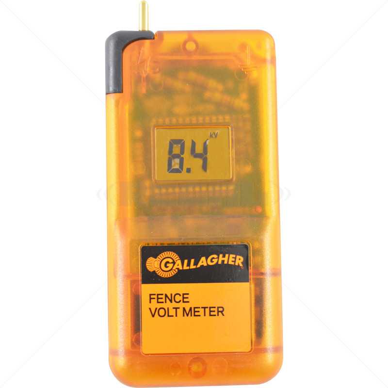 HV LCD Electric Fence Meter Pouch