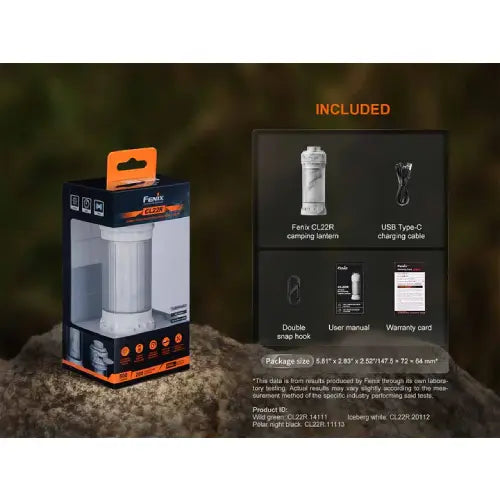 Fenix CL22R LED Camping Lantern (Green) - Guards On Duty Shop