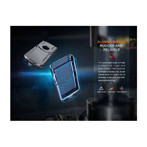 Fenix E03R V2.0 LED Flashlight (Nebula) - Guards On Duty Shop