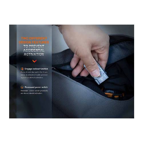 Fenix E03R V2.0 LED Flashlight (Nebula) - Guards On Duty Shop