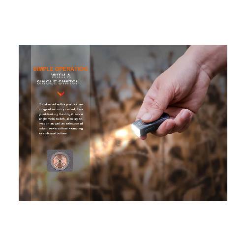 Fenix E03R V2.0 LED Flashlight (Nebula) - Guards On Duty Shop