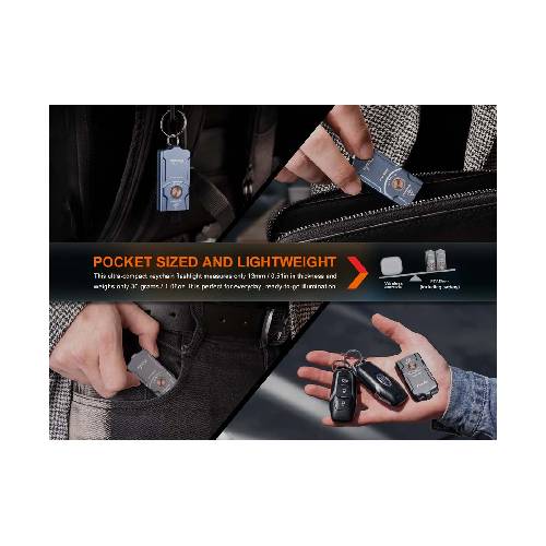 Fenix E03R V2.0 LED Flashlight (Nebula) - Guards On Duty Shop