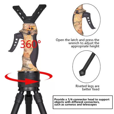FIERY DEER SHOOTING STICK TRIPOD 165CM